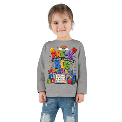 Pre-K Big Adventures Toddler Long Sleeve Tee