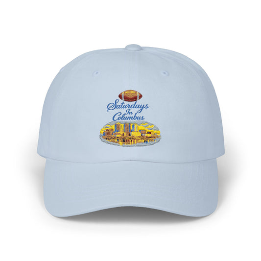 Dad Cap — Saturdays in Columbus Football City Skyline Embroidered Hat