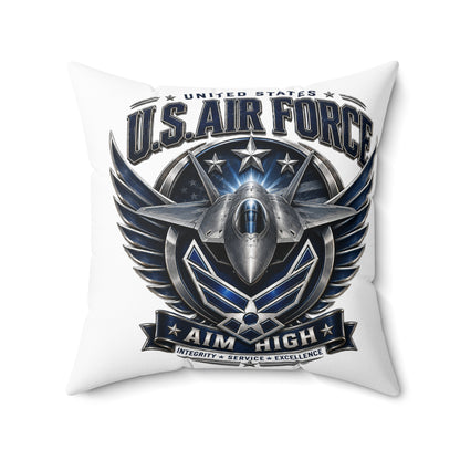 U.S. Air Force 'Aim High' Decorative Throw Pillow