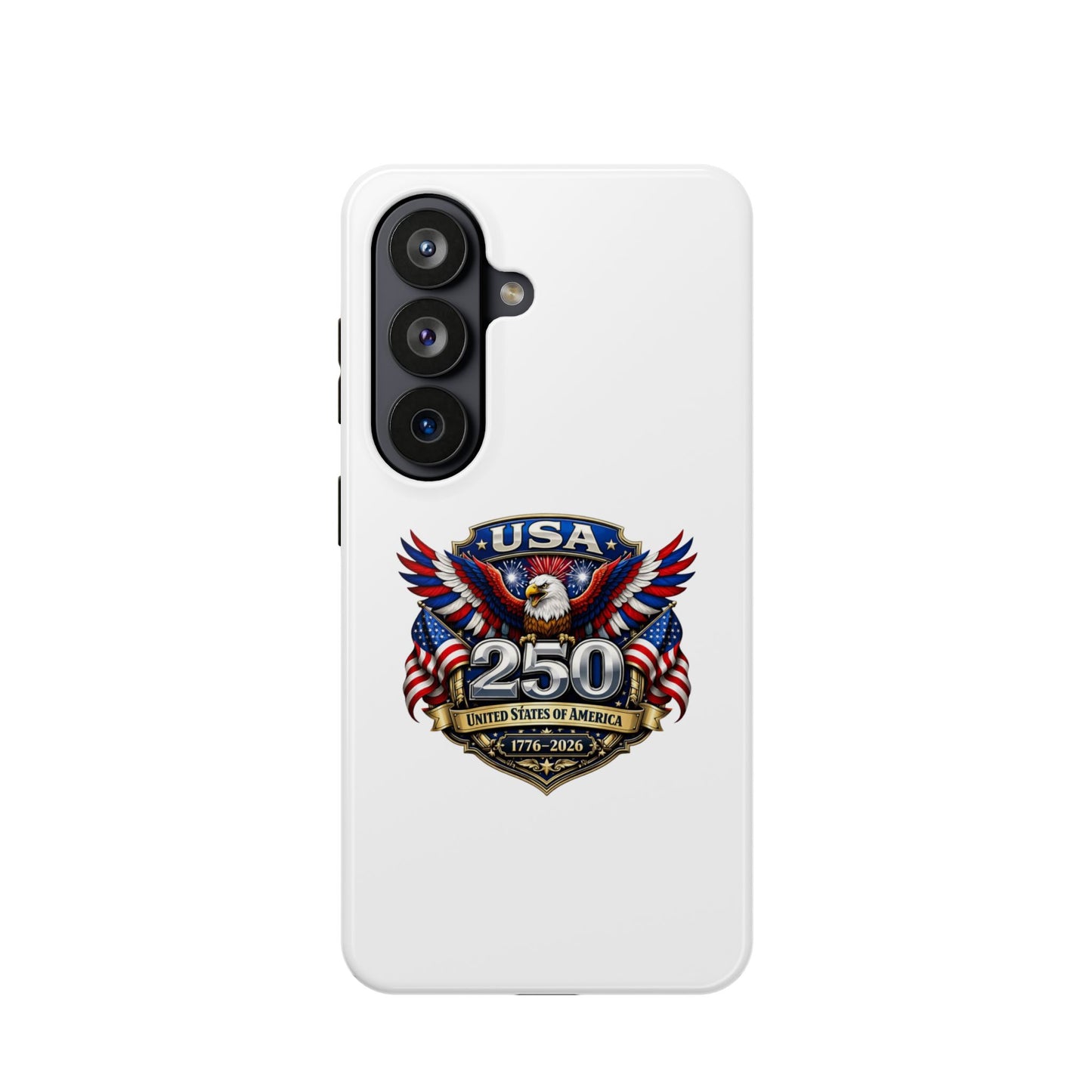 USA 250 Commemorative Phone Case — Patriotic Eagle Magnetic Impact-Resistant Case