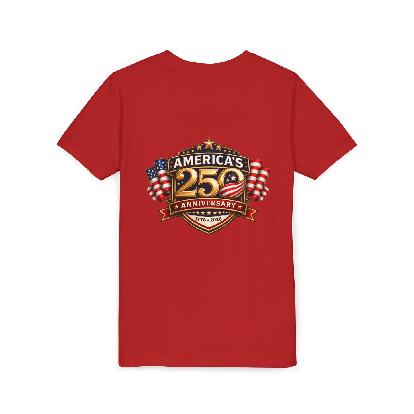 America's 250th Anniversary Youth Tee - Patriotic 1776–2026 Celebration Shirt