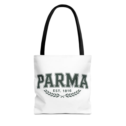 Parma Est. 1816 Tote Bag — Vintage Collegiate Canvas Tote