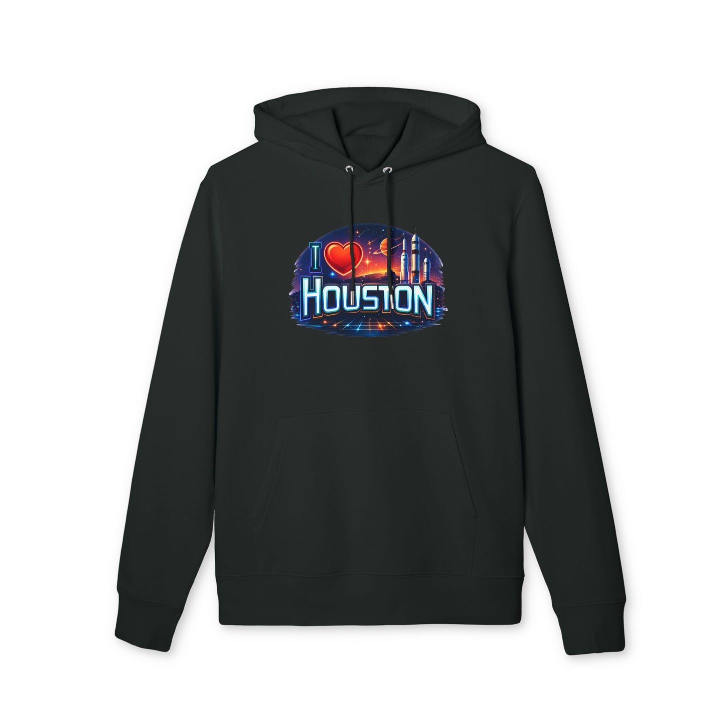 Houston Skyline Hoodie — I  Houston Graphic Pullover