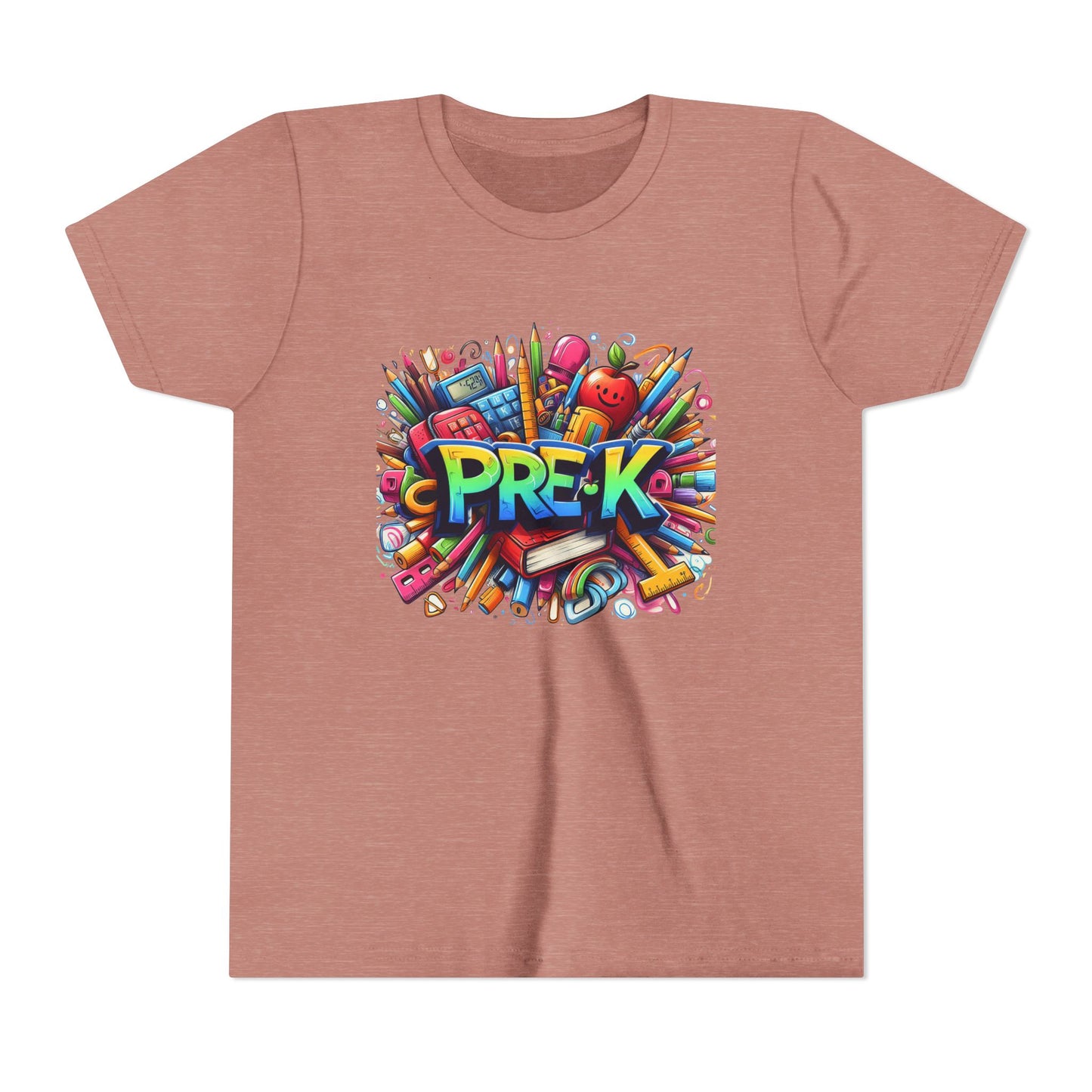 PRE-K Kids Tee — Colorful Back-to-School Pre-K Shirt for Preschoolers