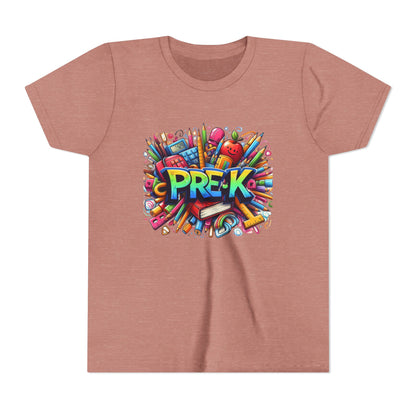 PRE-K Kids Tee — Colorful Back-to-School Pre-K Shirt for Preschoolers