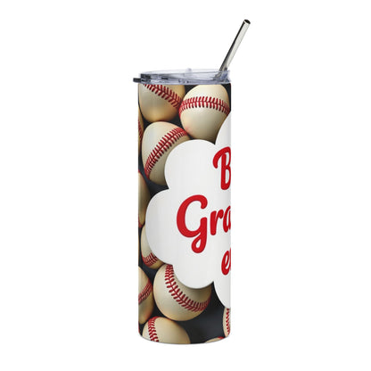 Best Grandpa Ever Baseball 20oz Stainless Tumbler