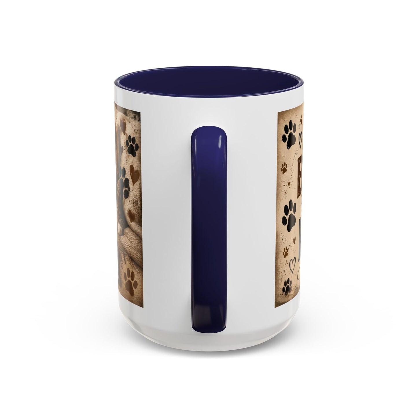 Dog & Cat Coffee Mug - "Less People, More Dogs & Cats" Accent Ceramic Mug