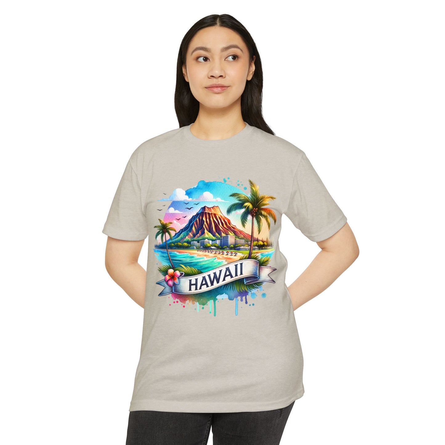 Hawaii Vintage Sunset T-Shirt — Tropical Island Graphic Tee
