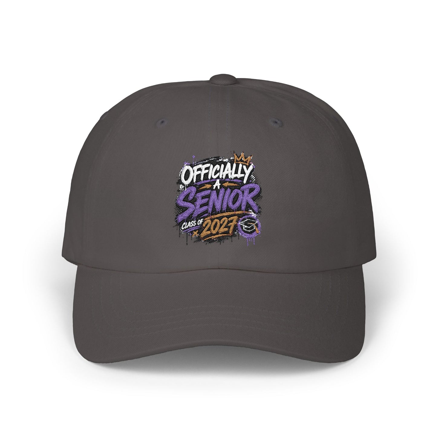 Senior 2025 Dad Cap - "Officially Senior" Graduation Baseball Hat