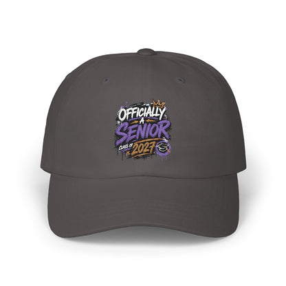 Senior 2025 Dad Cap - "Officially Senior" Graduation Baseball Hat
