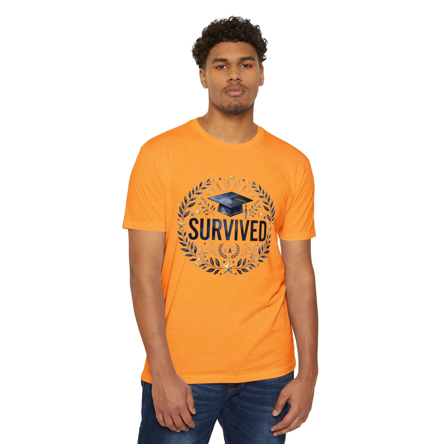 Survived Graduation Cap T-Shirt