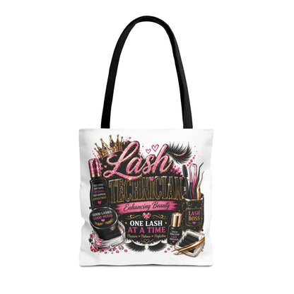 Lash Technician Tote Bag – 'One Lash at a Time' Beauty Cosmetics Canvas Tote