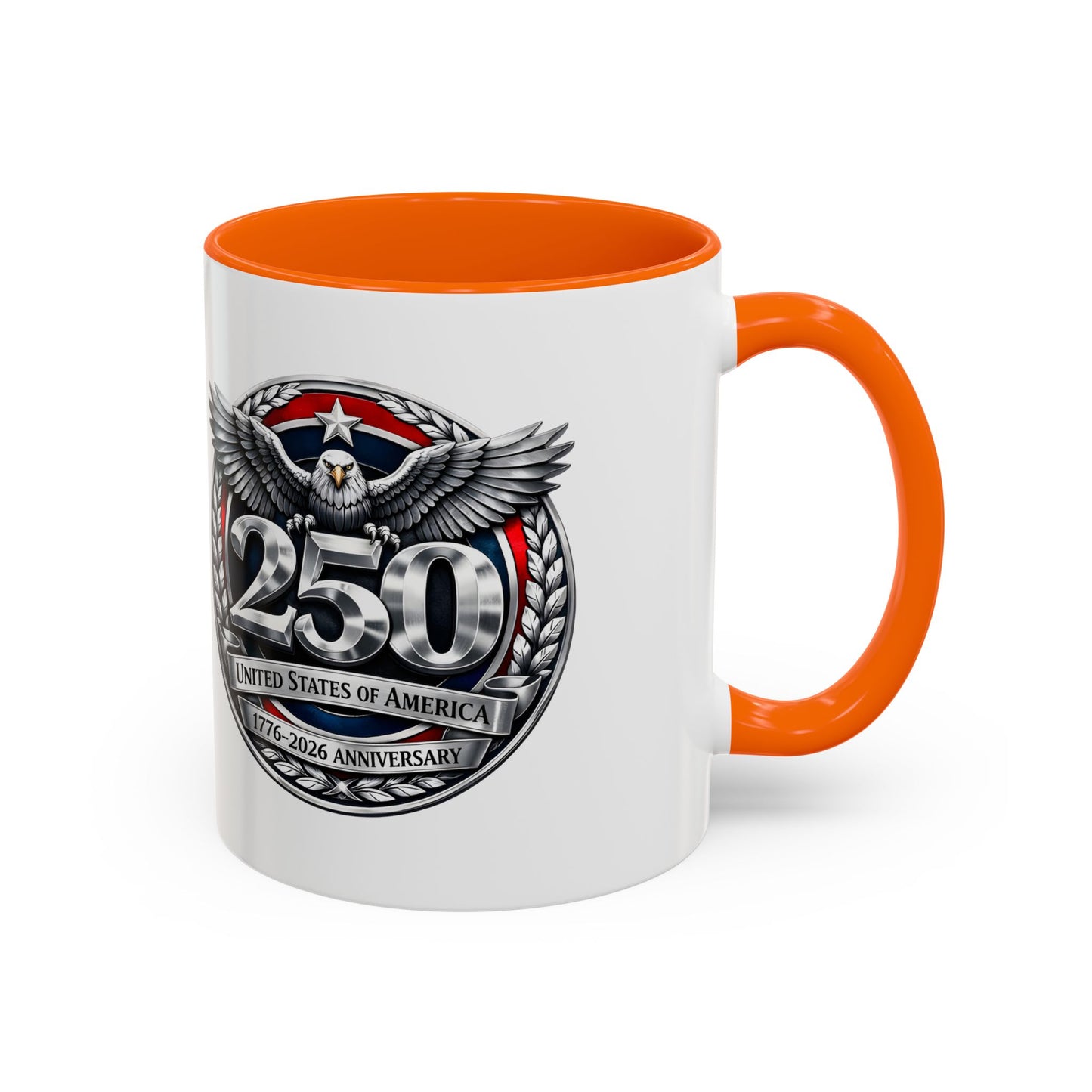 250th USA Bicentennial Eagle Coffee Mug — 1776–2026 Anniversary Accent Mug