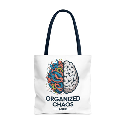 ADHD Tote Bag — "Organized Chaos" Brain Design