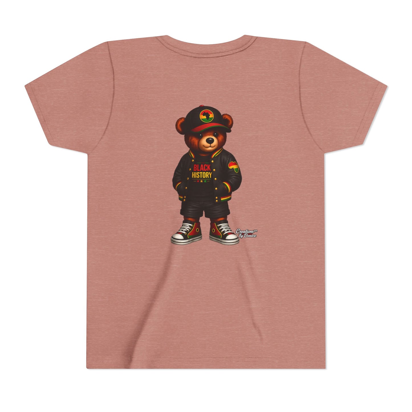 Kids 'Black History' Streetwear Bear Tee