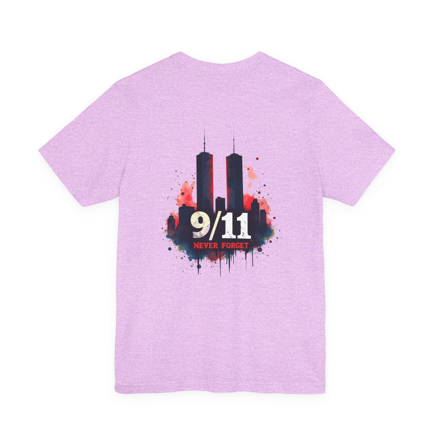9/11 Never Forget T-Shirt — World Trade Center Memorial Tee
