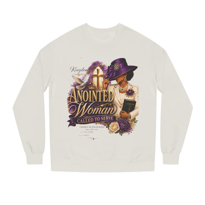 Anointed Woman Crewneck Sweatshirt — Called to Serve Gospel Graphic