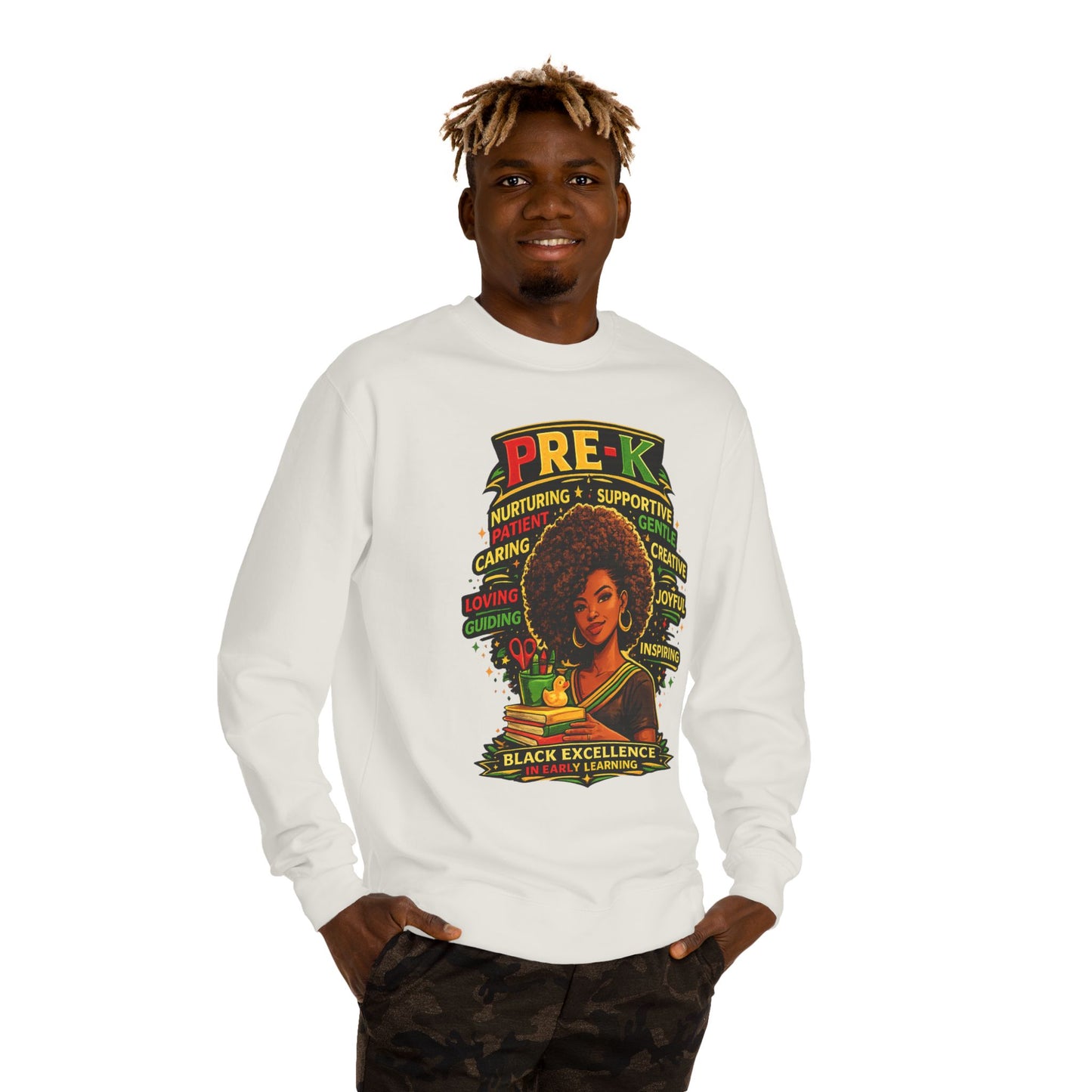 PRE-K Black Excellence Sweatshirt — Nurturing Early Learning Crewneck