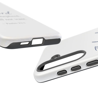 Psalm 23:1 Phone Case — "The Lord is my shepherd; I shall not want" Christian Protective Cover