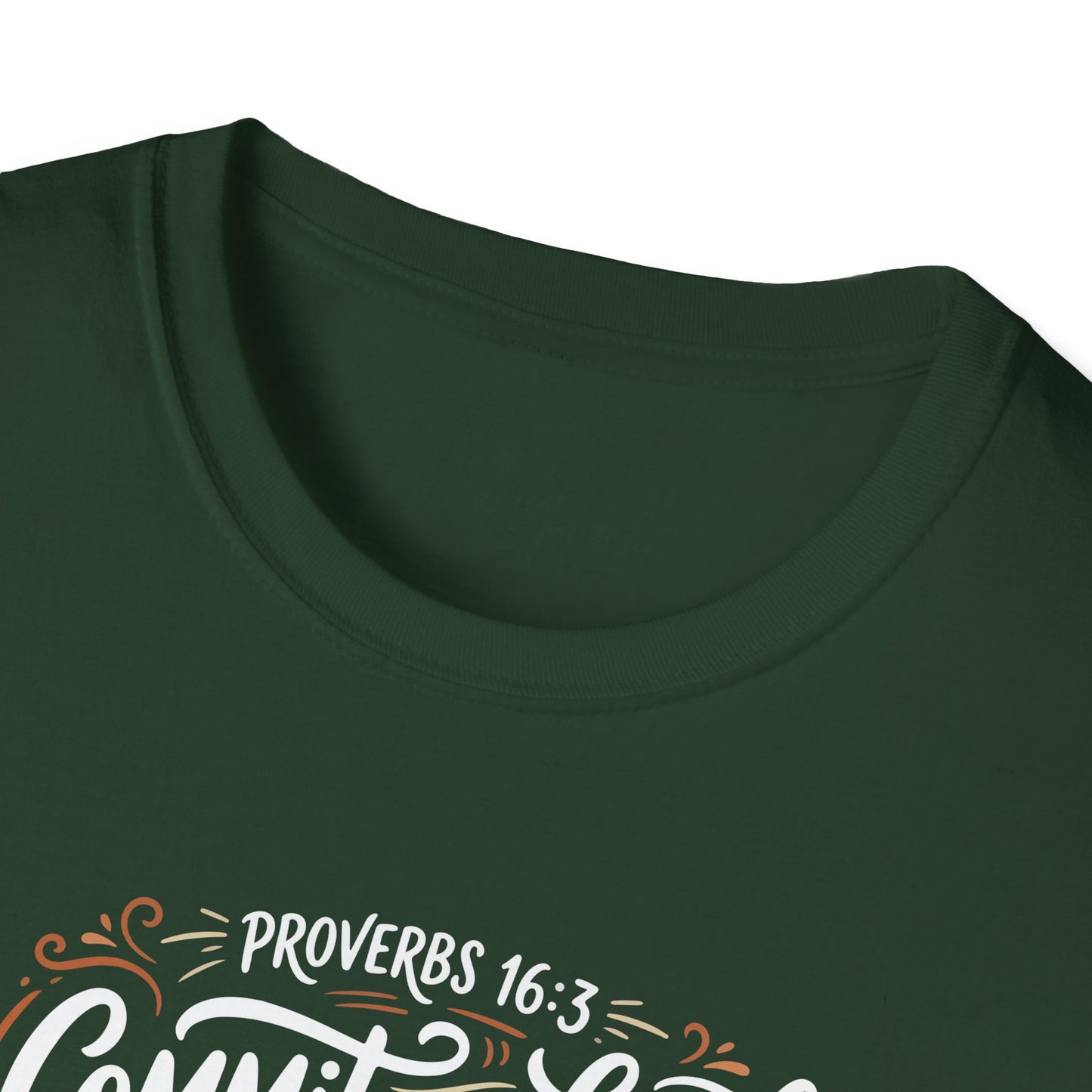 Proverbs 16:3 Commit to the Lord Christian T-Shirt