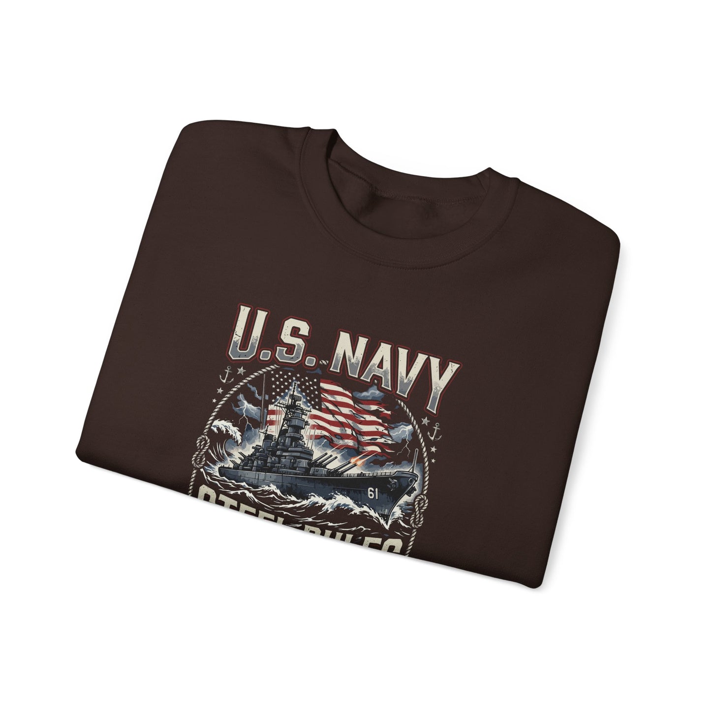 U.S. Navy Steel Rules the Sea Sweatshirt