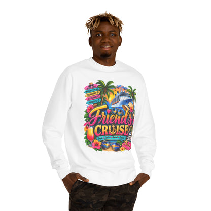 Friends' Cruise Sweatshirt — Tropical Vacation Crewneck