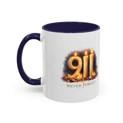 9/11 Never Forget Memorial Coffee Mug