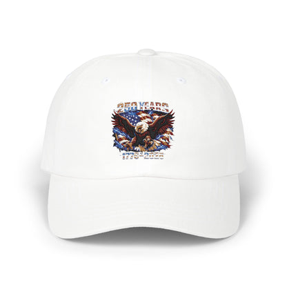 Eagle Americana Dad Cap — Patriotic Bald Eagle Embroidered Baseball Hat