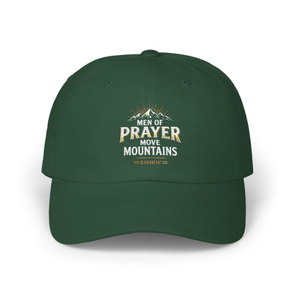 Men of Prayer Move Mountains Dad Cap — Christian Faith Baseball Hat