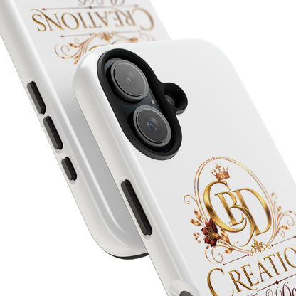 BD Creations By Donece Elegant Logo Tough Phone Case — Protective iPhone Cover