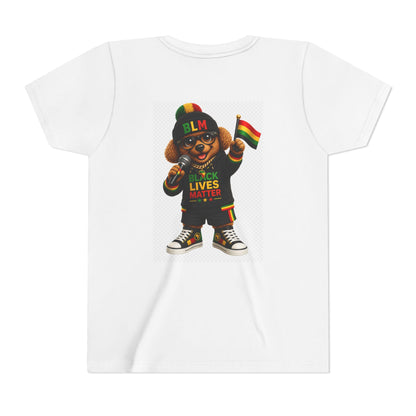 Youth Tee — BLM Black Lives Matter Rasta Bear Graphic