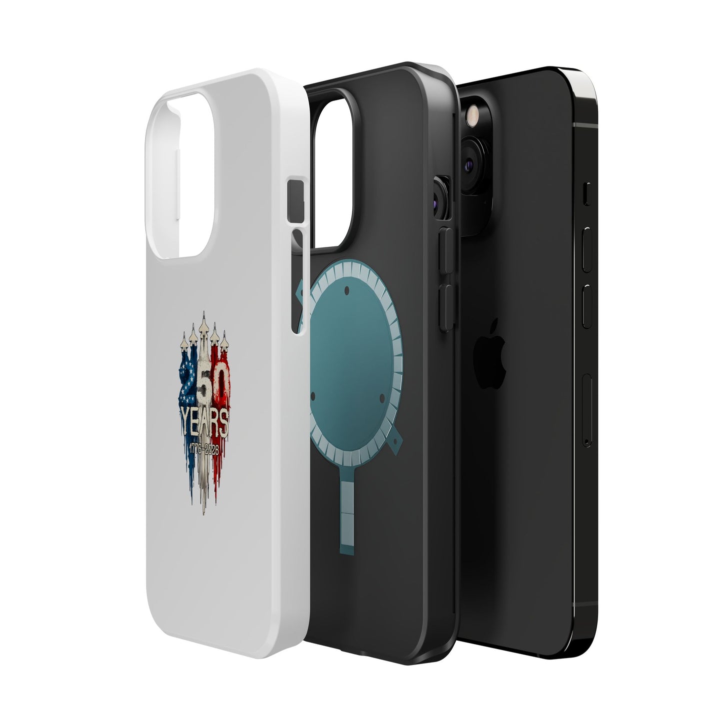 50 Years Patriotic iPhone Case — American Flag Anniversary Magnetic Impact-Resistant Case