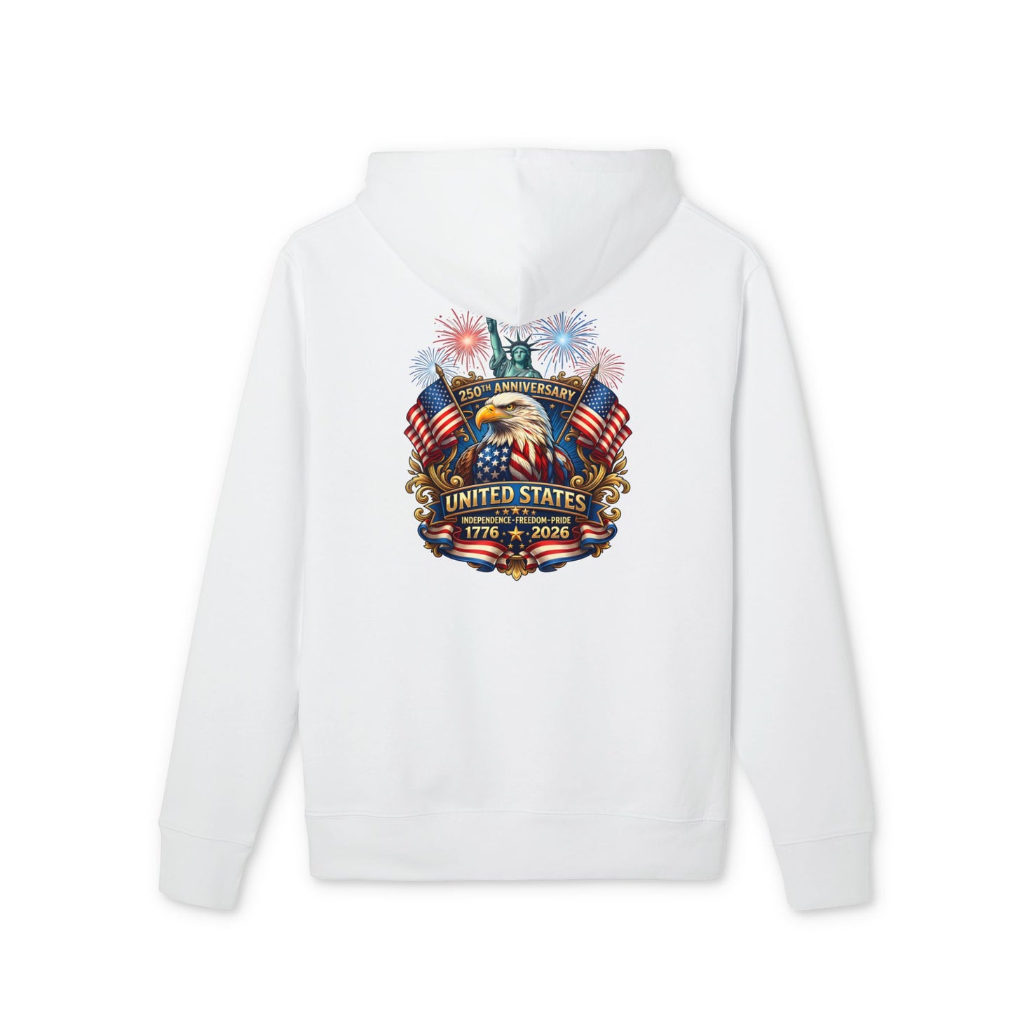 Patriotic Eagle Hoodie — United States 1776–2020 Memorial Design