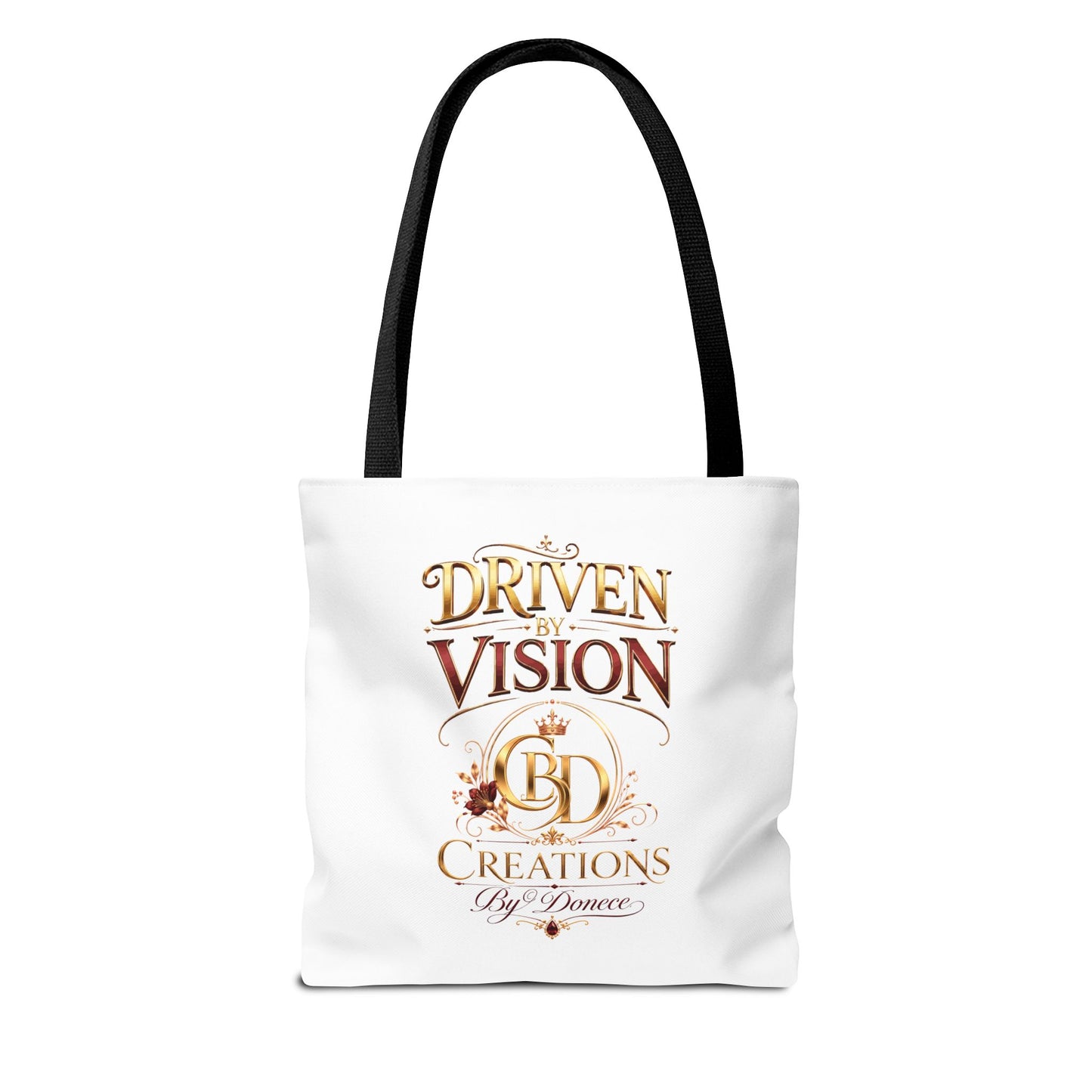 Driven by Vision Tote Bag — Branded BD Creations All-Over Print Tote