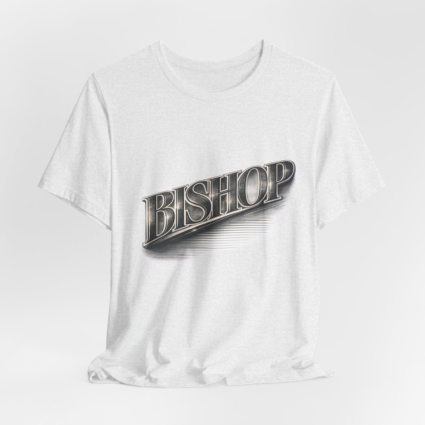 Bishop Retro Chrome Logo T‑Shirt