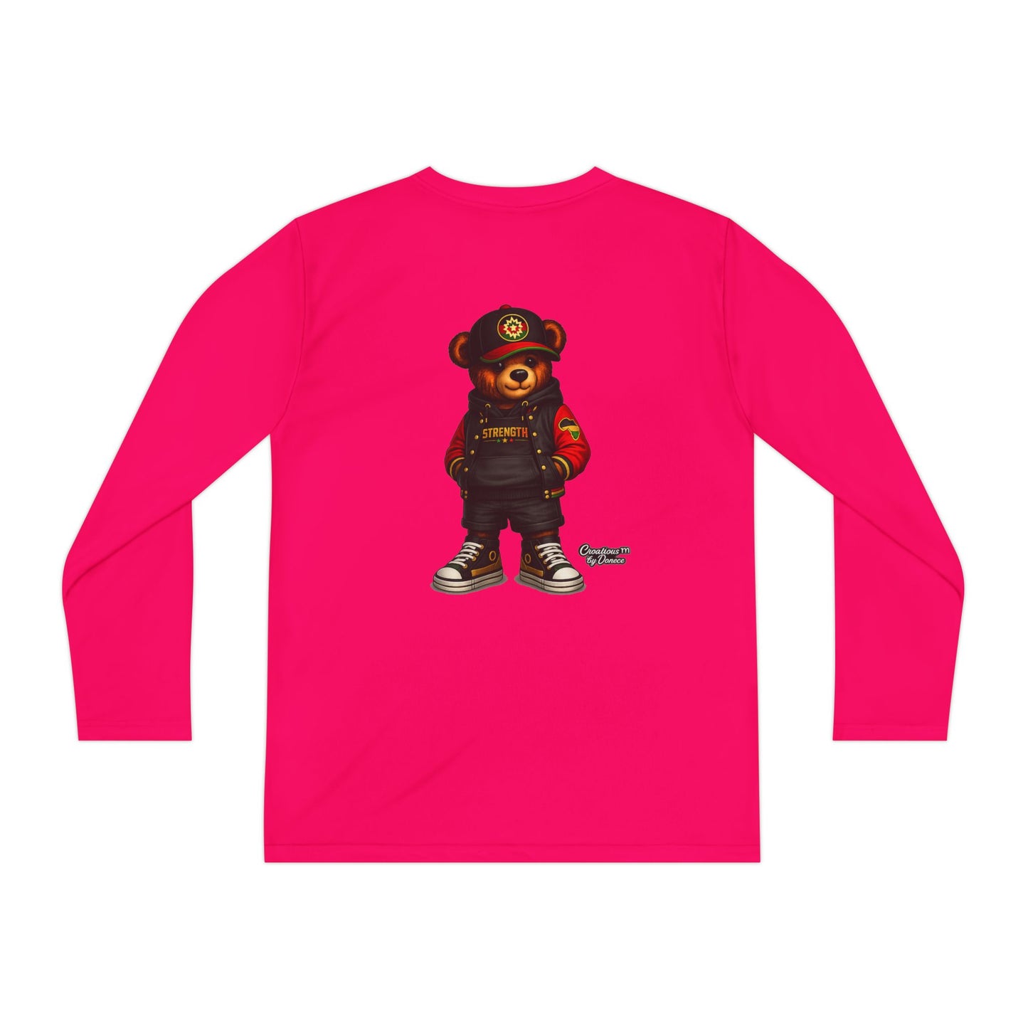 Youth Long Sleeve Tee — Urban Bear Graphic