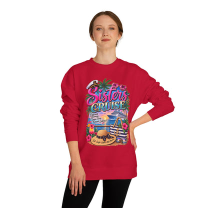 Sisters Cruise Sweatshirt – Tropical Girls’ Getaway Crewneck