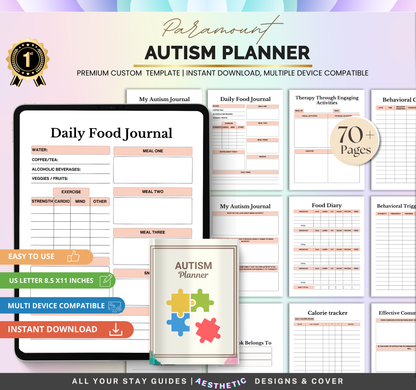 Autism Planner | Printable Daily Routine & Visual Schedule Organizer