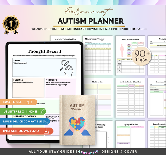 Autism Planner | Printable Routine, Visual Schedule & Daily Organizer