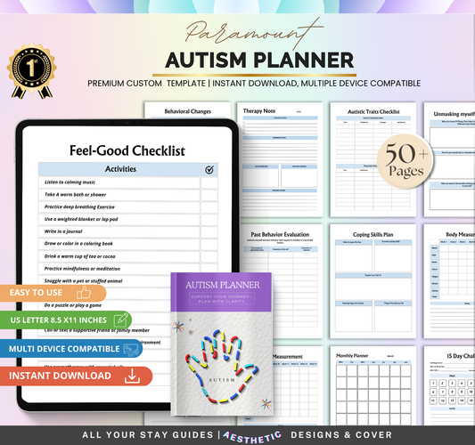 Autism Planner | Printable Routine & Daily Support Organizer