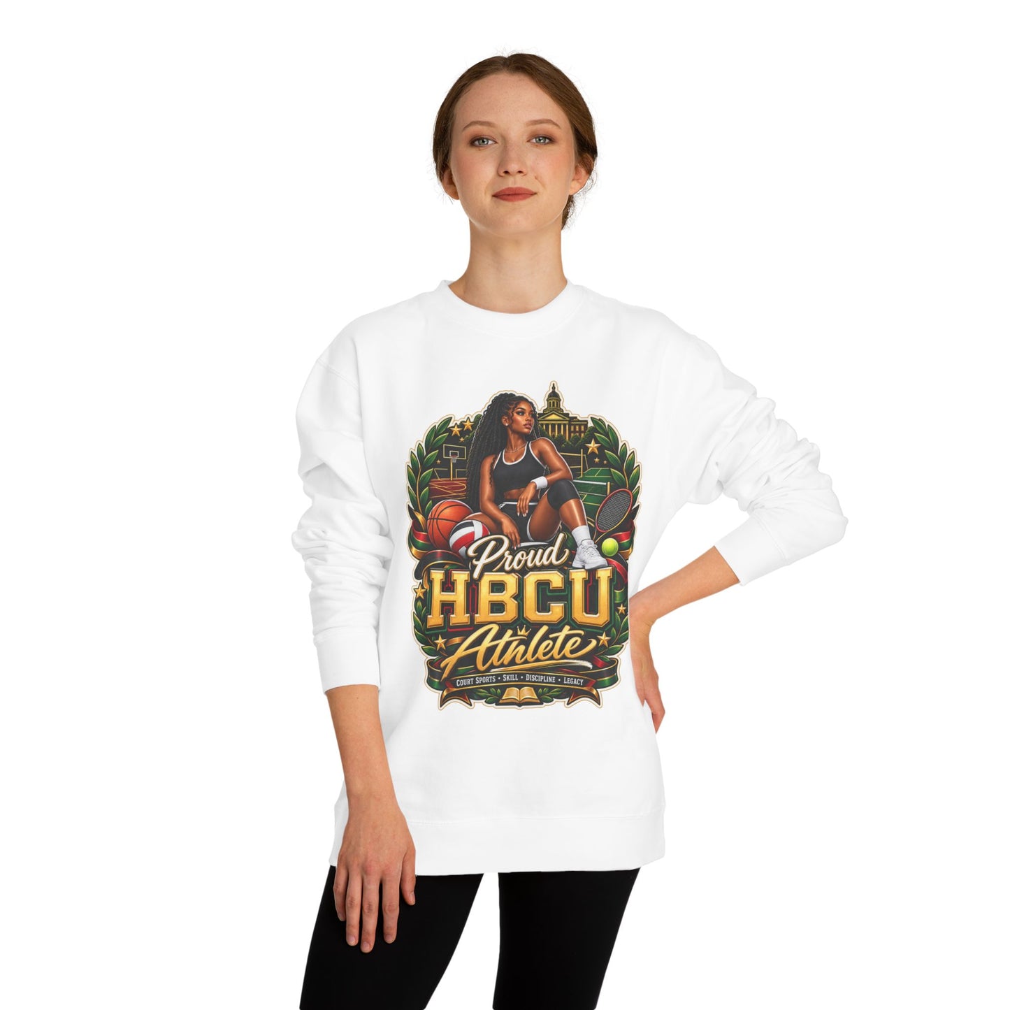 Proud HBCU Athlete Crewneck Sweatshirt