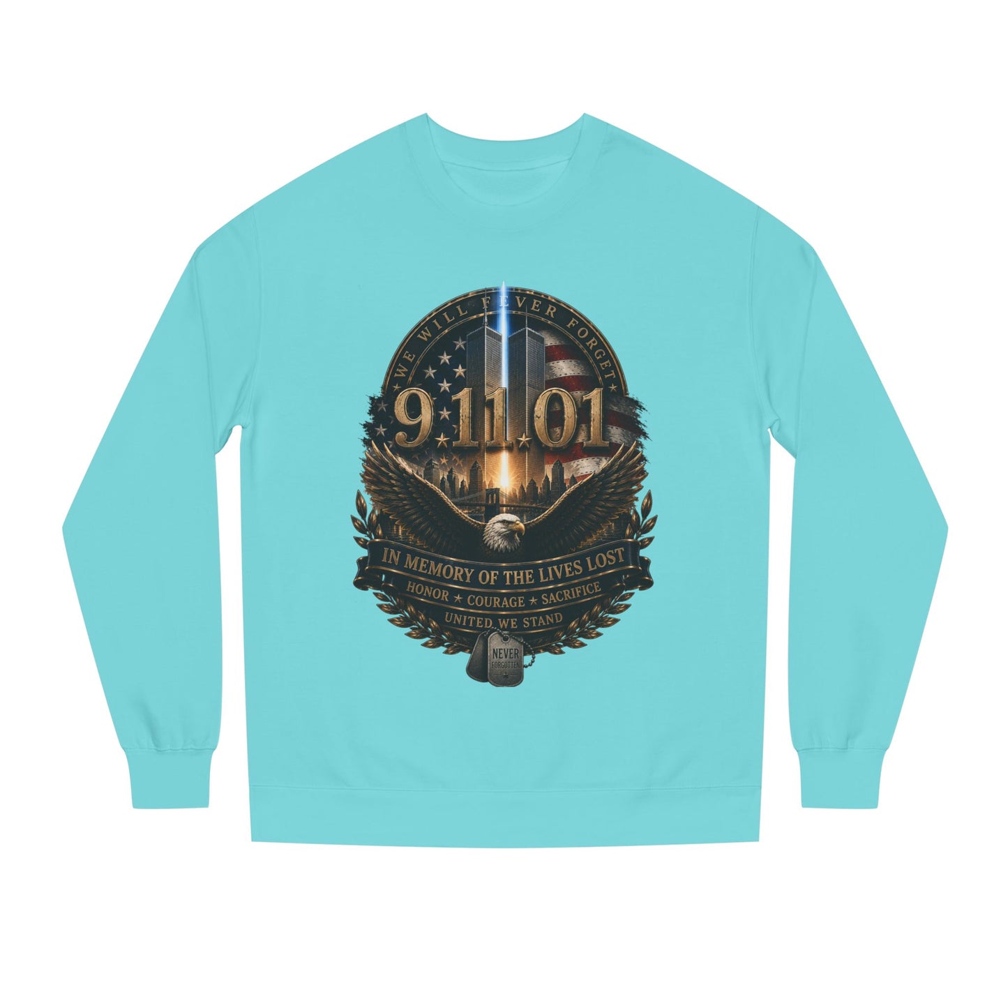 9/11 Memorial Sweatshirt – In Memory of the Lives Lost Tribute Crewneck