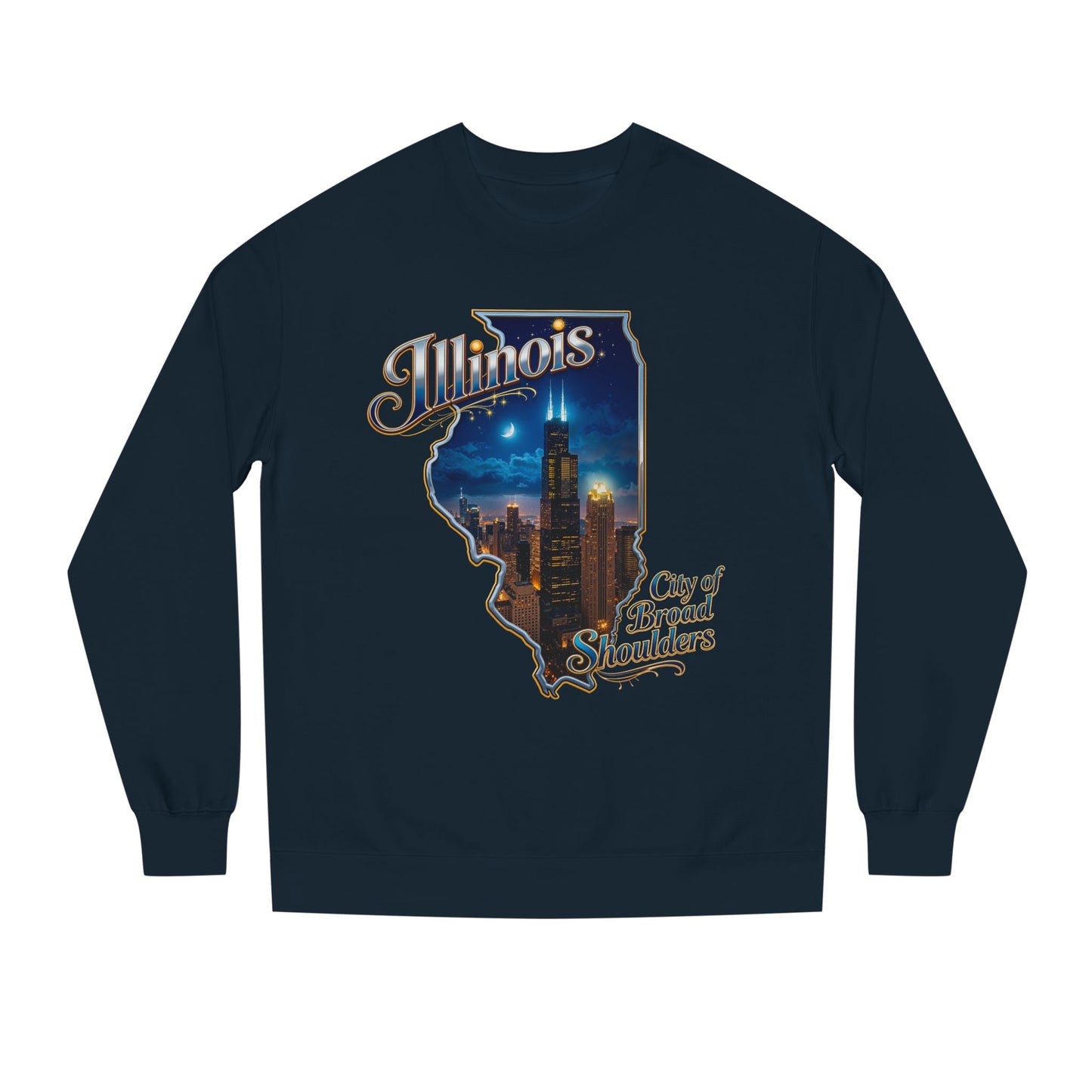 Illinois Skyline Sweatshirt – "City of Broad Shoulders" Crewneck