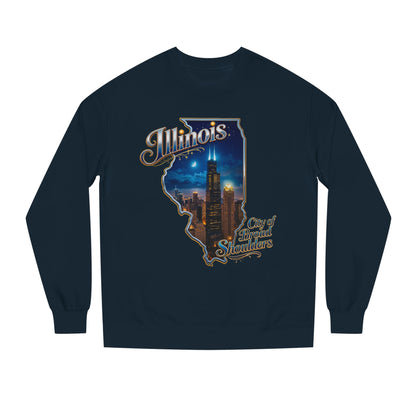 Illinois Skyline Sweatshirt – "City of Broad Shoulders" Crewneck