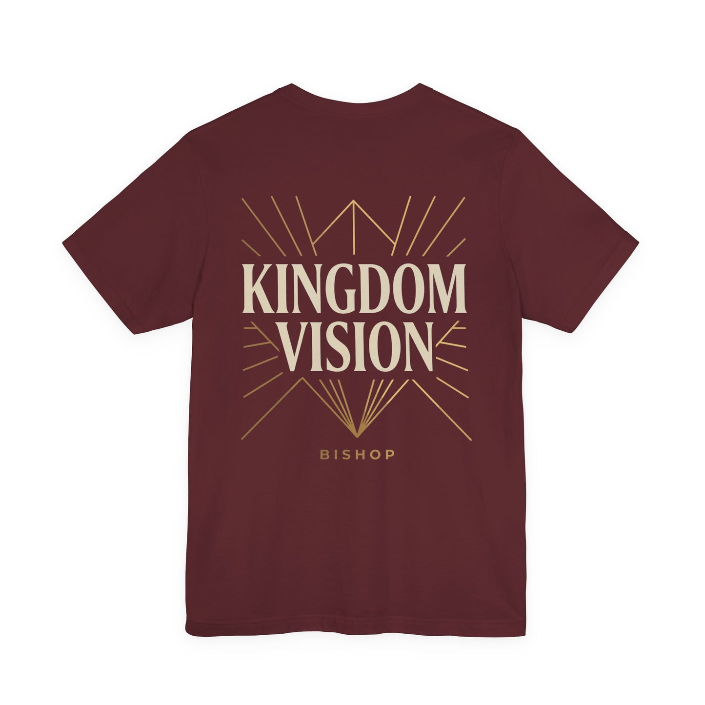 Kingdom Vision Tee — Inspirational Christian T-Shirt ("Bishop")