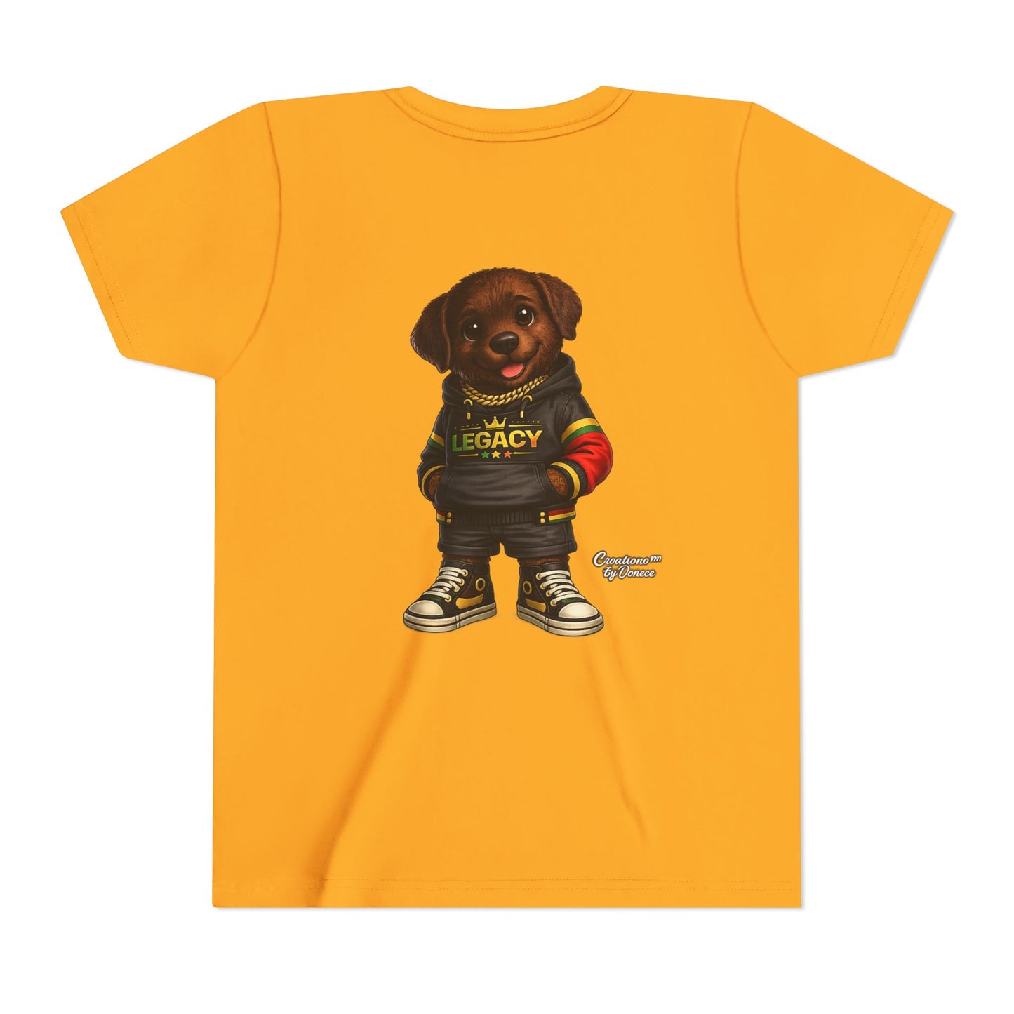 Youth Dog Tee — 'Legacy' Streetwear Puppy Graphic Shirt