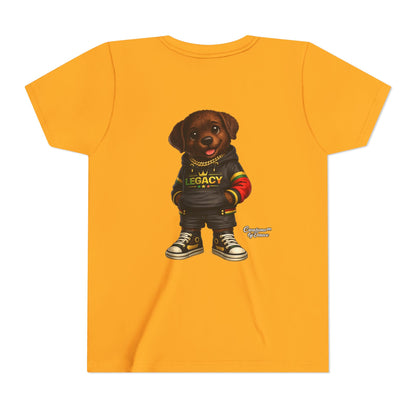 Youth Dog Tee — 'Legacy' Streetwear Puppy Graphic Shirt