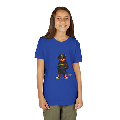 Youth T‑Shirt — Cool Bear Graphic Tee with 'UNITY' Hoodie Design