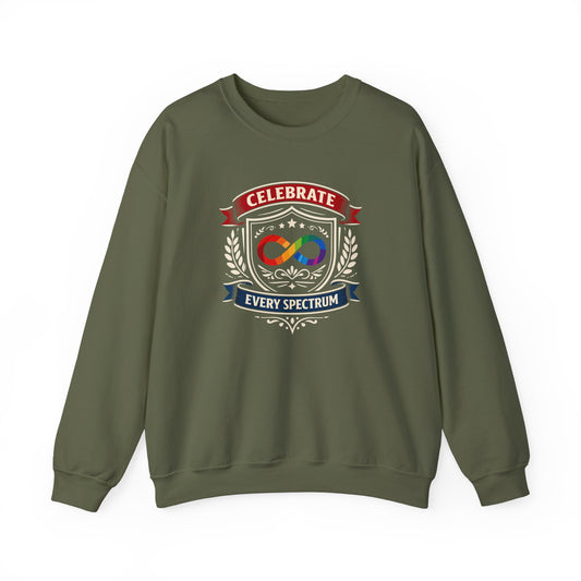 Celebrate Every Spectrum Crewneck Sweatshirt