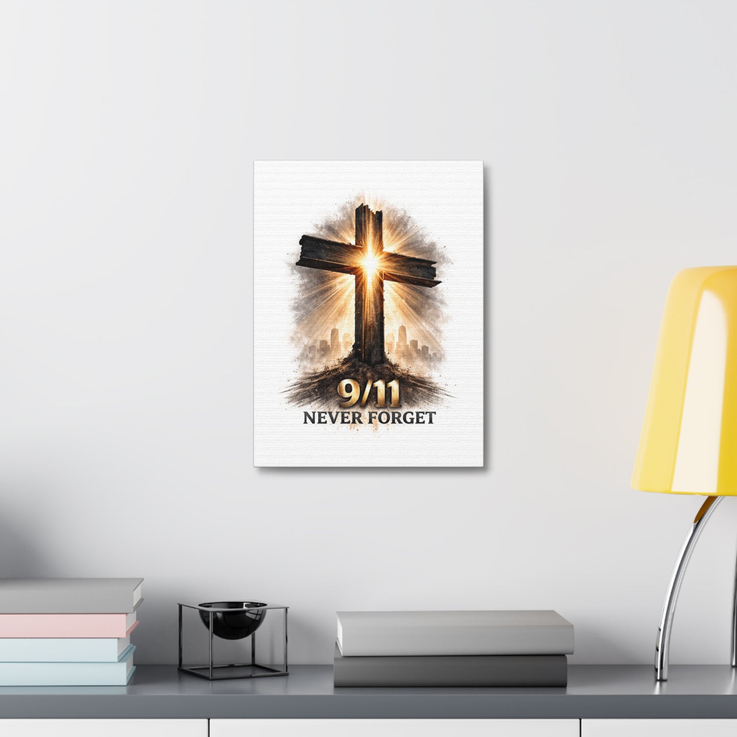 9/11 Never Forget Canvas Wall Art